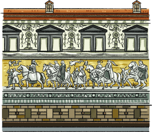 Dresden Fürstenzug Grafik