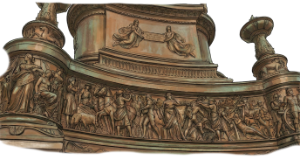 Dresden Semperoper Denkmal Grafik