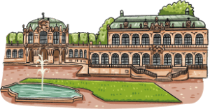 Dresden Zwinger Grafik