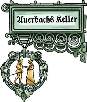 Leipzig Mädler-Passage Grafik