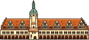 Leipzig Altes Rathaus Grafik