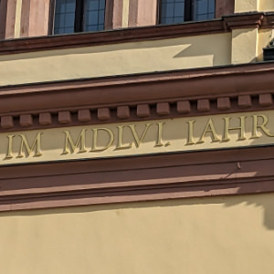 Leipzig Rathaus Inschrift