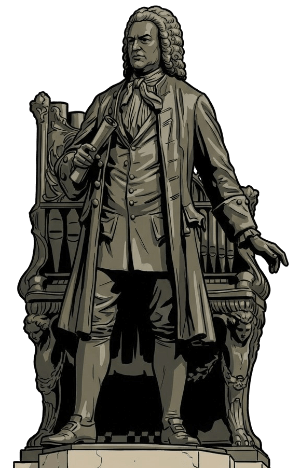 Leipzig Thomaskirche Bach-Denkmal