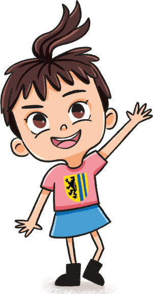 Lili Leipzig winkend