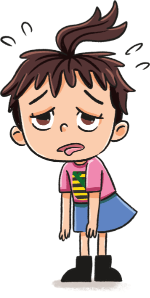 Lili Sachsen erschöpft