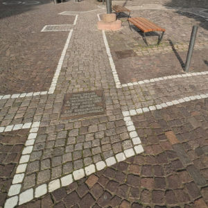 Heidelberg Kornmarkt Umriss