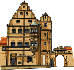 Bamberg Alte Hofhaltung Grafik