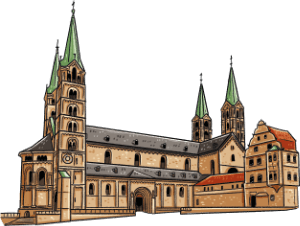 Bamberger Dom Grafik