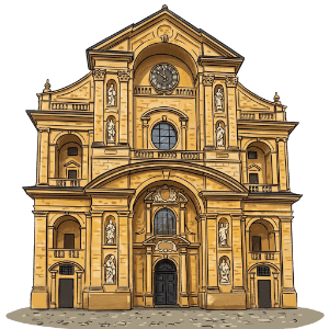 Bamberg Kirche St. Martin Grafik