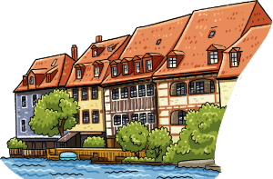 Bamberg Klein Venedig Grafik