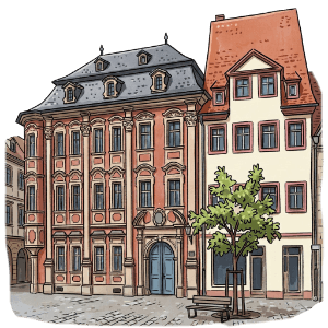Bamberg Pfahlplätzchen Grafik
