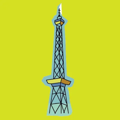 Funkturm auf dem Messegelände