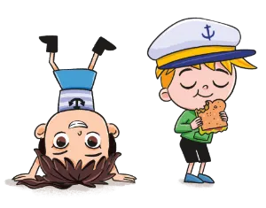 Lili&Oskar Küste Kopfstand essen