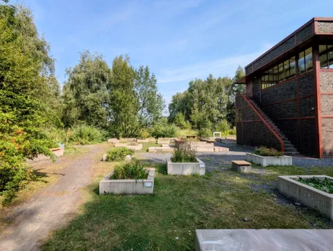 Essen Zeche Zollverein Färbergarten