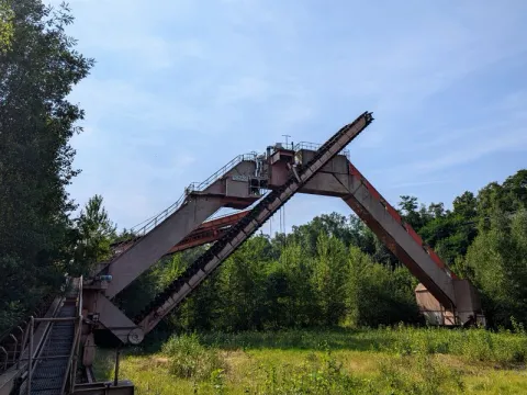 Essen Zeche Zollverein Portalkratzer