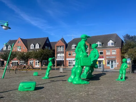 Sylt Reisenden Riesen im Wind